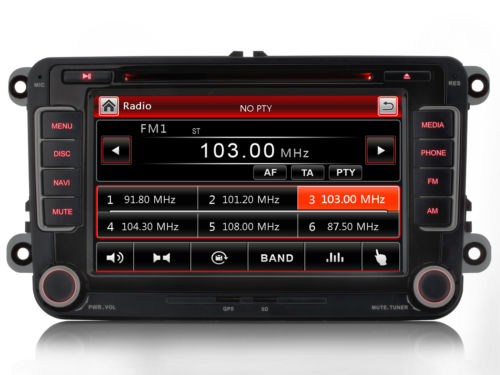 Für VW Passat Caddy Scirocco Touran Sharan Autoradio DVD GPS Navigation RDS USB