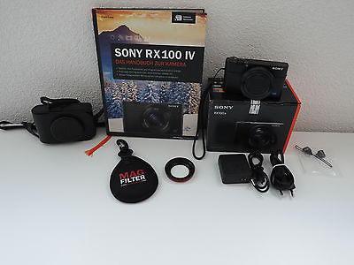 Sony Cyber-Shot DSC-RX100M4 20,1 MP Digitalkamera - Top Zustand mit Extras 
