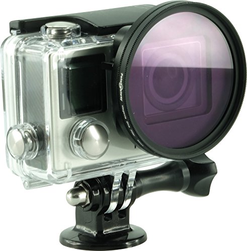 Rollei Objektivfilter Set für GoPro Hero 3/3+/4/UV/CPL/ magenta/rot-Filter