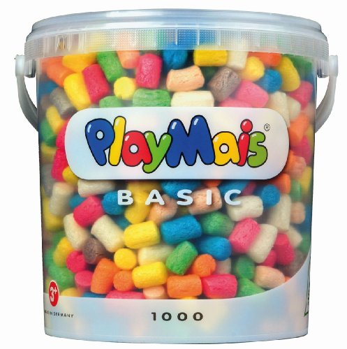 PlayMais 160027 - PlayMais Basic 1000 Eimer, über 1000 Teile