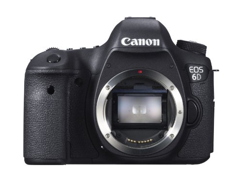 Canon EOS 6D Vollformat SLR-Digitalkamera mit WLAN und GPS (20,2 Megapixel, 7,6 cm (3 Zoll) Display, DIGIC 5+) nur Gehäuse schwarz