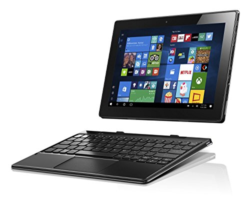 Lenovo Miix 310 25,65 cm (10,1 Zoll HD) Tablet PC (Intel Atom x5-Z8350 Quad-Core Prozessor, 2GB RAM, 64GB eMMC, Intel HD Grafik, Touchscreen, Windows 10) silber inkl. AccuType Tastatur