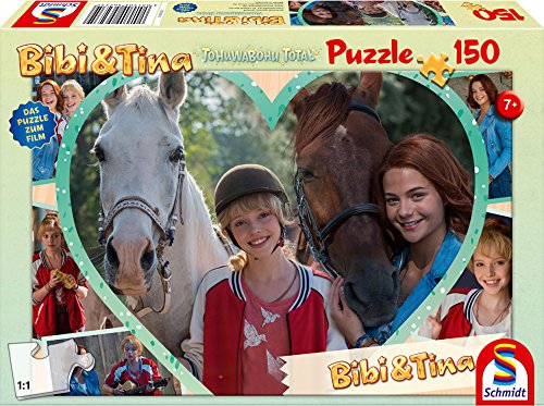 Schmidt Spiele Puzzle 56235 - Bibi und Tina zum Film 4, Mädchenfreundschaft, 150 Teile