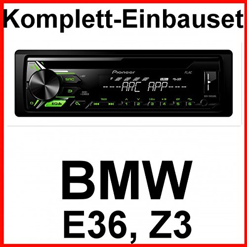 Komplett-Set BMW 3er E36 Z3 Pioneer DEH-1900UBG USB CD FLAC Autoradio WMA MP3