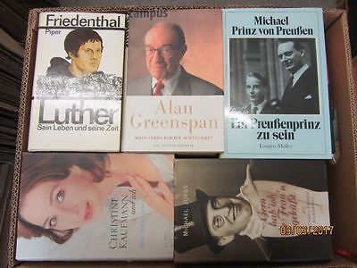 30 Bücher Biografie Biographie Memoiren Autobiografie Lebenserinnerungen