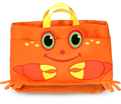 Melissa & Doug Knackkrabbe Strandtasche Tragetasche Kindertasche Tasche orange