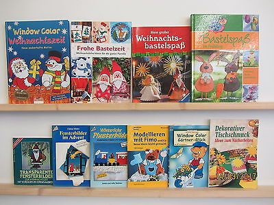 103 Bücher Bastelbücher Bastelhefte Windowcolor Fensterbilder Weihnachtsbasteln