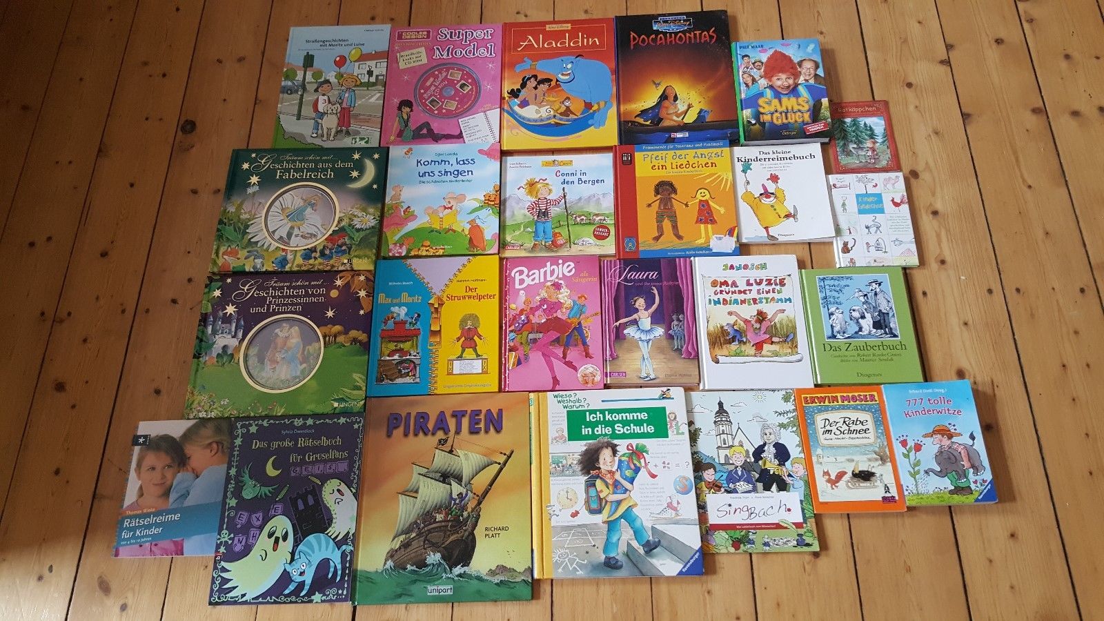 25 Kinder Bücher Paket - Sammlung - Büchersammlung - Connie, Barbie, Disney