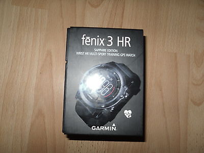 Garmin Fenix 3 HR Saphire Edition Schwarz- Neu