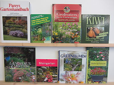 38 Bücher Garten Gartengestaltung Gartenpflege Gartentipps Gartenblumen gärtnern