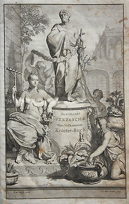 MATTHIOLO,NEU VOLLKOMMENE KRÄUTER-BUCH,HOLZSCHNITTE,BASEL,1678,RAR
