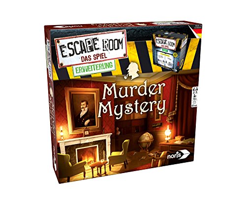 Noris Spiele 606101617 - Escape Room Erweiterung - Murder Mystery, nur mit Chrono Decoder spielbar - Strategiespiel