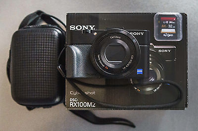 Sony DSC-RX100 II Cyber-shot Digitalkamera schwarz