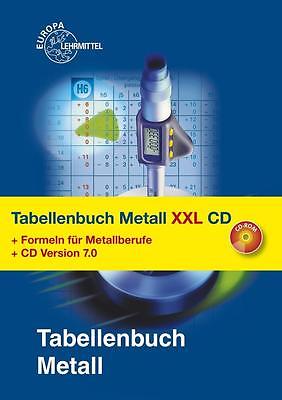Tabellenbuch Metall XXL: Tabellenbuch, Formelsammlung und CD Tabellenbuch M ...