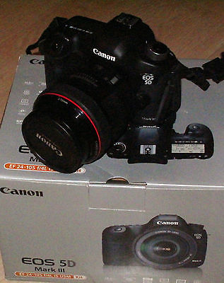 Canon EOS 5D Mark III 22.3 MP SLR-Digitalkamera - Schwarz (wie neu)