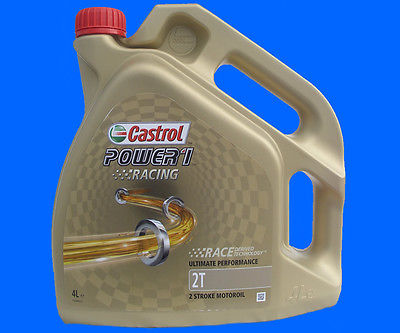 4 Liter Castrol Power 1 Racing 2T 2-Takt - Motoröl Zweitaktöl vollsynthetisch 