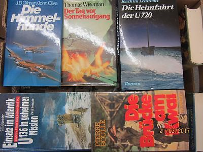 34 Bücher Romane Kriegsromane Weltkriegsromane 