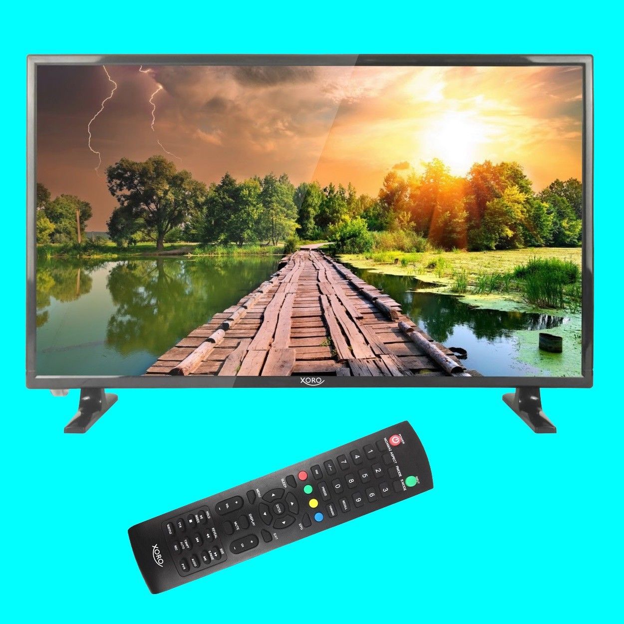 Xoro 2447 LED LCD TV 24 Zoll + DVB-T2 + HD SAT Receiver +USB +Triple Tuner HDTV
