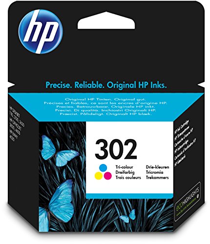 HP 302 Farbe Original Druckerpatrone für HP Deskjet, HP ENVY, HP Officejet