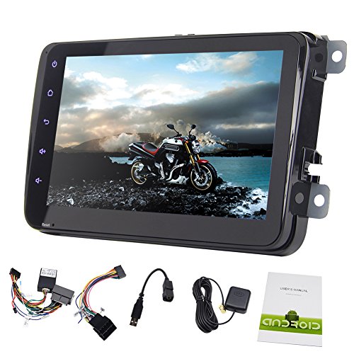 EINCAR GA5153W 8 Zoll-Auto GPS-Radio Stereo (No DVD) f¨¹r VW Volkswagen / Skoda / Seat Can-Bus-Box f¨¹r Lenkrad-Quad-Core-Android 5.1 Betriebssystem WiFi / 3G Bluetooth Touch Screen-Spiegel-Link-Funktion f¨¹r iPhone / Android Phones