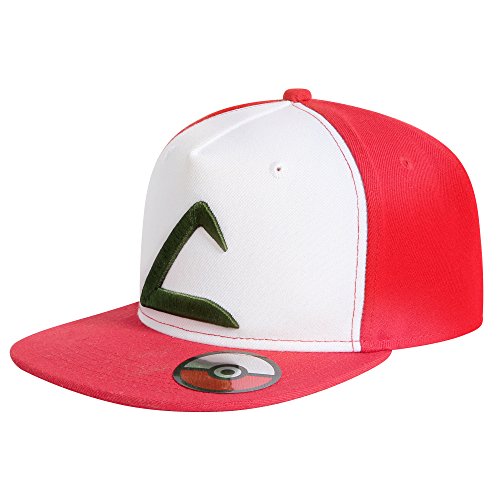 Katara 1751 Pokémon Go Ausrüstung: Ash Ketchum Snapback Base-Cap Mütze für Jugendliche und Erwachsene, Sonstige Spielwaren