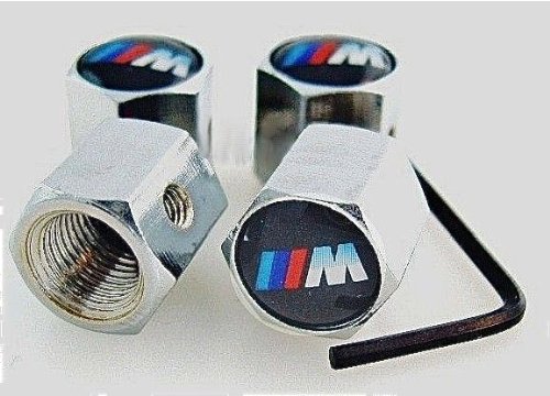 Latest BMW M Power Wheel Tyre Valve Dust caps Logo / M Ventilkappen Metall für BMW 1, 3, 5, 6, 7, 8 Serien, M3 M5, M6, X1, X3, X5, X6, Z3, Z4, Z8 NEU