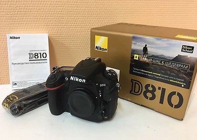 Nikon D D810 36.3MP Digitalkamera - Schwarz (Nur Gehäuse) (Body only)