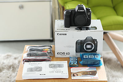 Canon EOS 6D DSLR-Digitalkamera - Schwarz (Nur Gehäuse)
