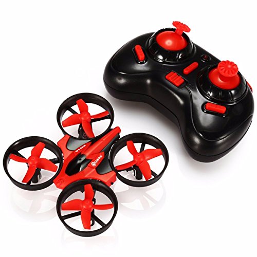 EACHINE E010 Mini UFO Quadrocopter Drohne Remote Control Quadcopter Spielzeug (Rot)