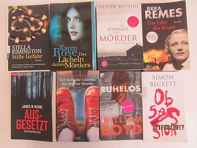 57 Bücher Romane Krimi Thriller Psychothriller  Top Titel Bestseller 