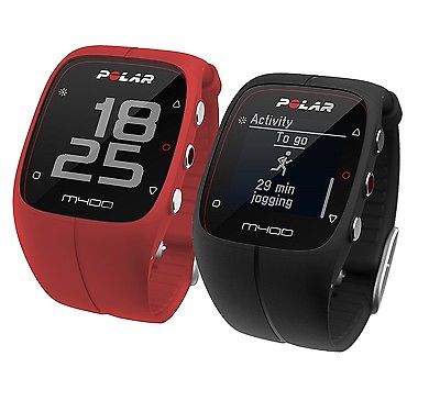 Polar M400 HR Activity rot schwarz Fitnesstracker Laufuhr Sportuhr Training Uhr