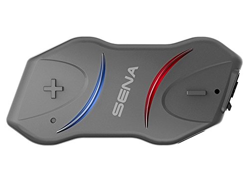 Sena 10R-01 Flaches Bluetooth Headset und Sprechanlage für Motorräder, Schwarz