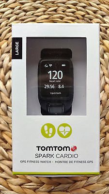 TomTom Spark Cardio GPS Fitness Watch (Smartwatch) - neu - ungetragen
