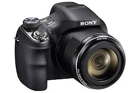 A - Sony Cyber-shot H400 20.1MP 63x Zoom Digital Camera Black 