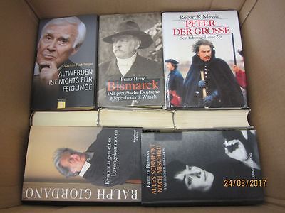 37 Bücher Biografie Biographie Memoiren Autobiografie Lebenserinnerung 