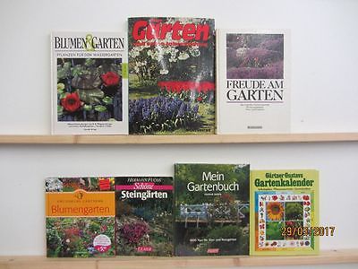 28 Bücher Garten gärtnern Gartengestaltung Gartenpflege Gartenkunst