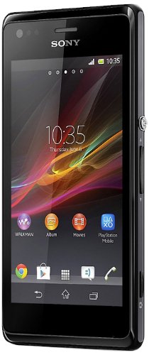 Sony Xperia M Dual-Sim Smartphone (10,2 cm (4 Zoll) Touchscreen, Qualcomm, 1GHz Dual-Core, 5 Megapixel Kamera, 1GB RAM, Android 4.2) schwarz