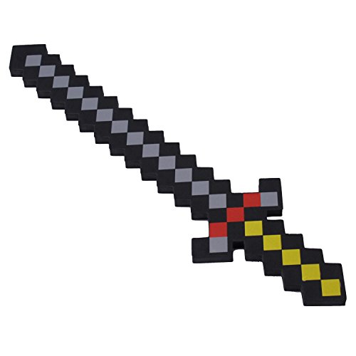 Kultiges Pixelschwert Schwert Spielzeugwaffe Pixelkult Pixel 45 cm aus hartem Schaumstoff