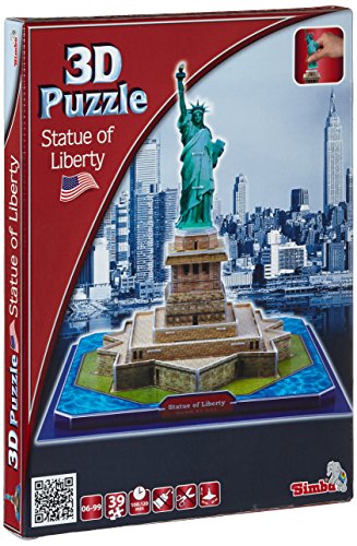 Simba 106137313 - 3D-Puzzle Freiheitsstatue