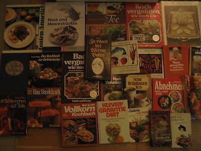 Büchersammlung 30 Stk. Kochbücher kochen backen Top-Zustand Paket Konvolut