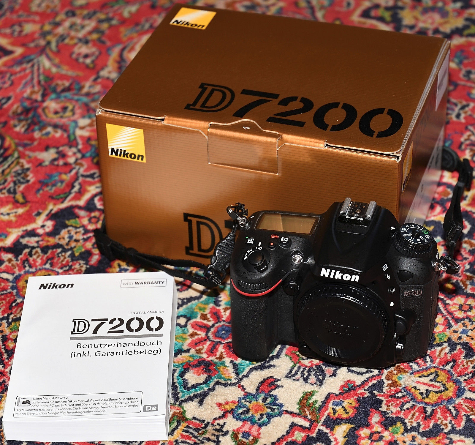 Nikon D D7200 24.2 MP SLR-Digitalkamera - Schwarz (Nur Gehäuse).