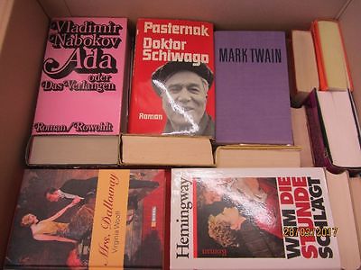 38 Bücher Romane internationale Klassiker Hemingway Twain u.a.