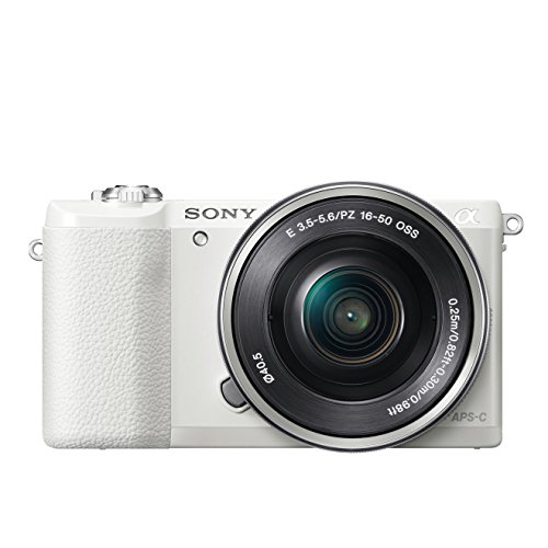 Sony Alpha 5100 Systemkamera mit ultraschnellem Hybrid-AF (180° drehbares 7,62 cm (3 Zoll) LC-Display, 24,3 Megapixel, Exmor APS-C Sensor, Full HD Video) inkl. SEL-P1650 weiß