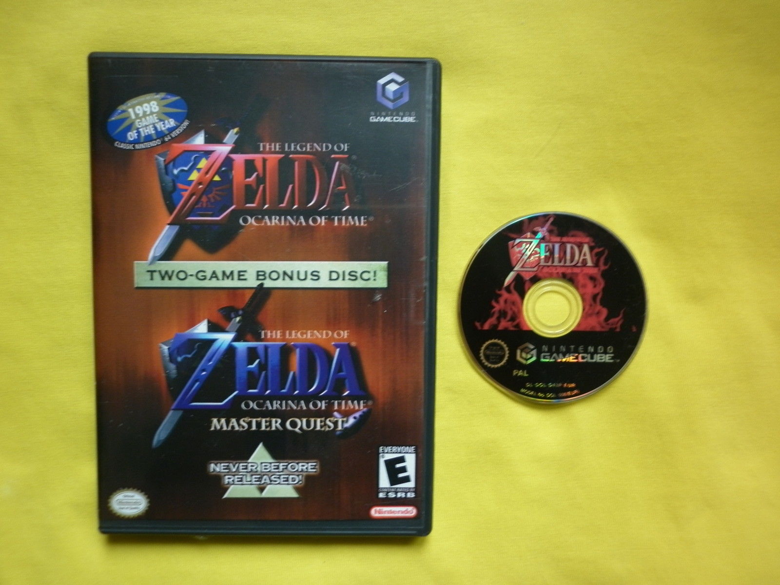 gamecube wii * THE LEGEND OF ZELDA OCARINA OF TIME + MASTER QUEST * PAL