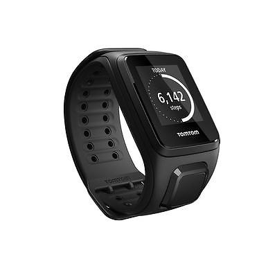 TomTom Spark Large Multisport Fitness Uhr schwarz GPS Tracker Laufuhr Smartwatch