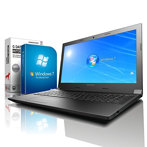 Lenovo (15,6 Zoll) Notebook (Intel N2840 Dual Core 2x2.58 GHz, 8GB RAM, 750GB S-ATA HDD, Intel HD Graphic, HDMI, Webcam, USB 3.0, WLAN, Windows 7 Professional 64 Bit) #4984