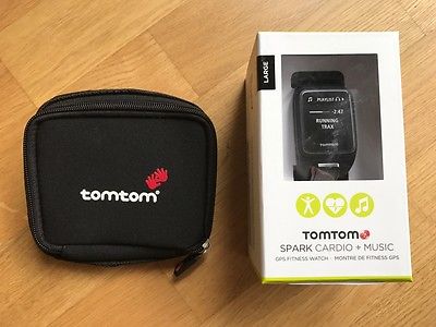 Tomtom Spark Cardio + Music Fitness GPS Uhr L - NEU & OVP inkl. Tasche