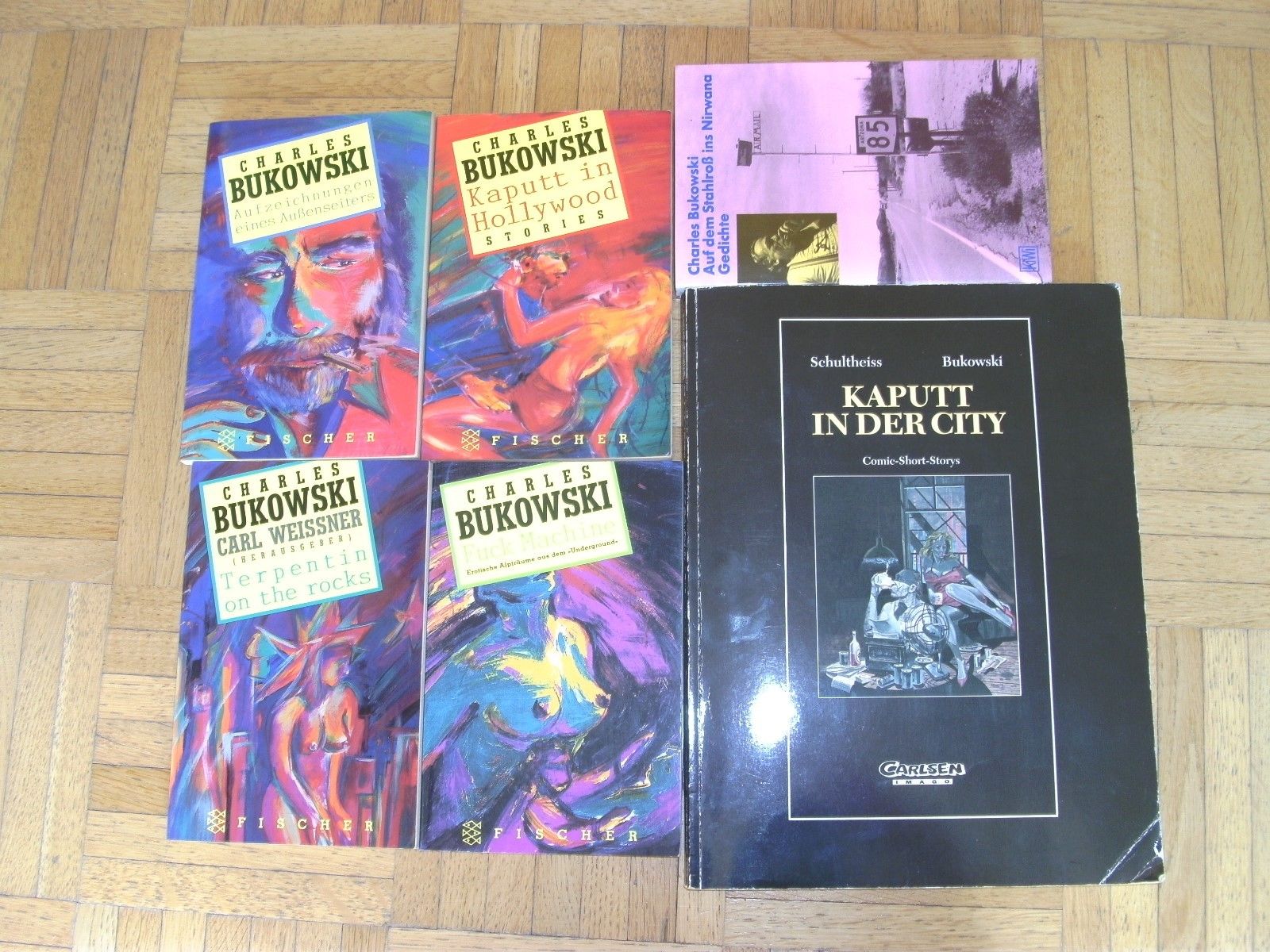 Charles Bukowski Sammlung, Romane u. Gedichte, Comic-Short-Stories, 15 Bücher