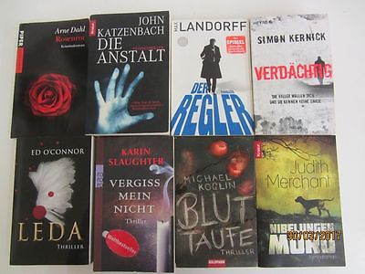 55 Bücher Romane Krimi Thriller Psychothriller  Top Titel Bestseller 