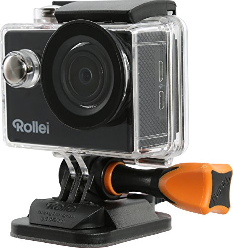 Rollei Actioncam 415 - Full HD Video Funktion 1080p, Unterwassergehäuse für bis zu 40m Wassertiefe - schwarz